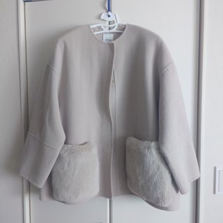 SNIDEL - スナイデル ラビットファーAラインコートの通販 by ♡'s shop