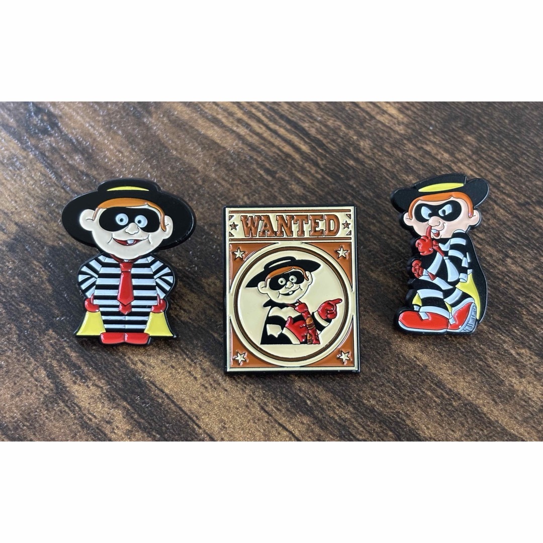 マクドナルド ピンバッジ ピンズ ハンバーグラー 3個セットの通販 by