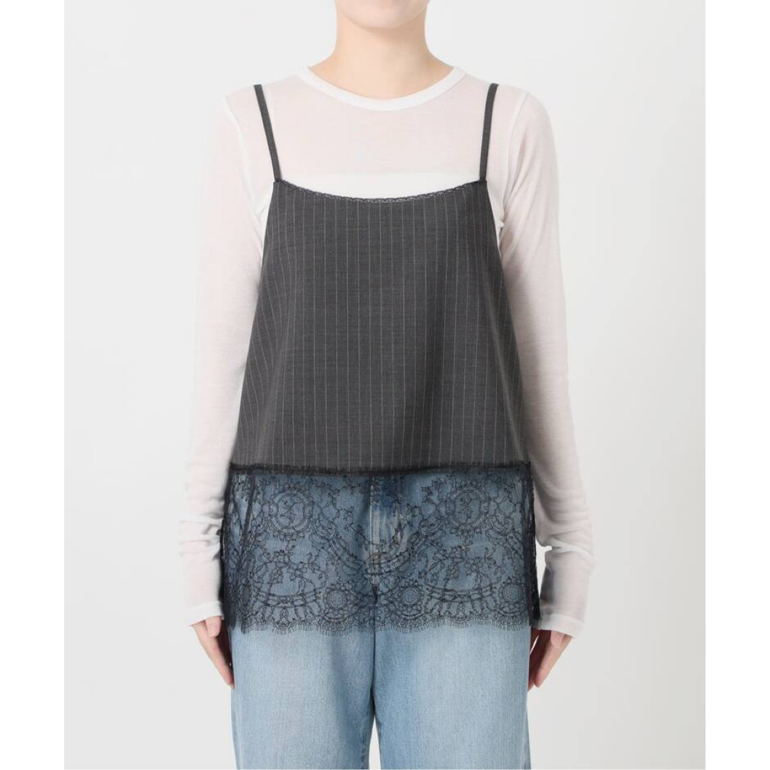 IENA - IENA レースヘムキャミソールの通販 by キャリー's shop