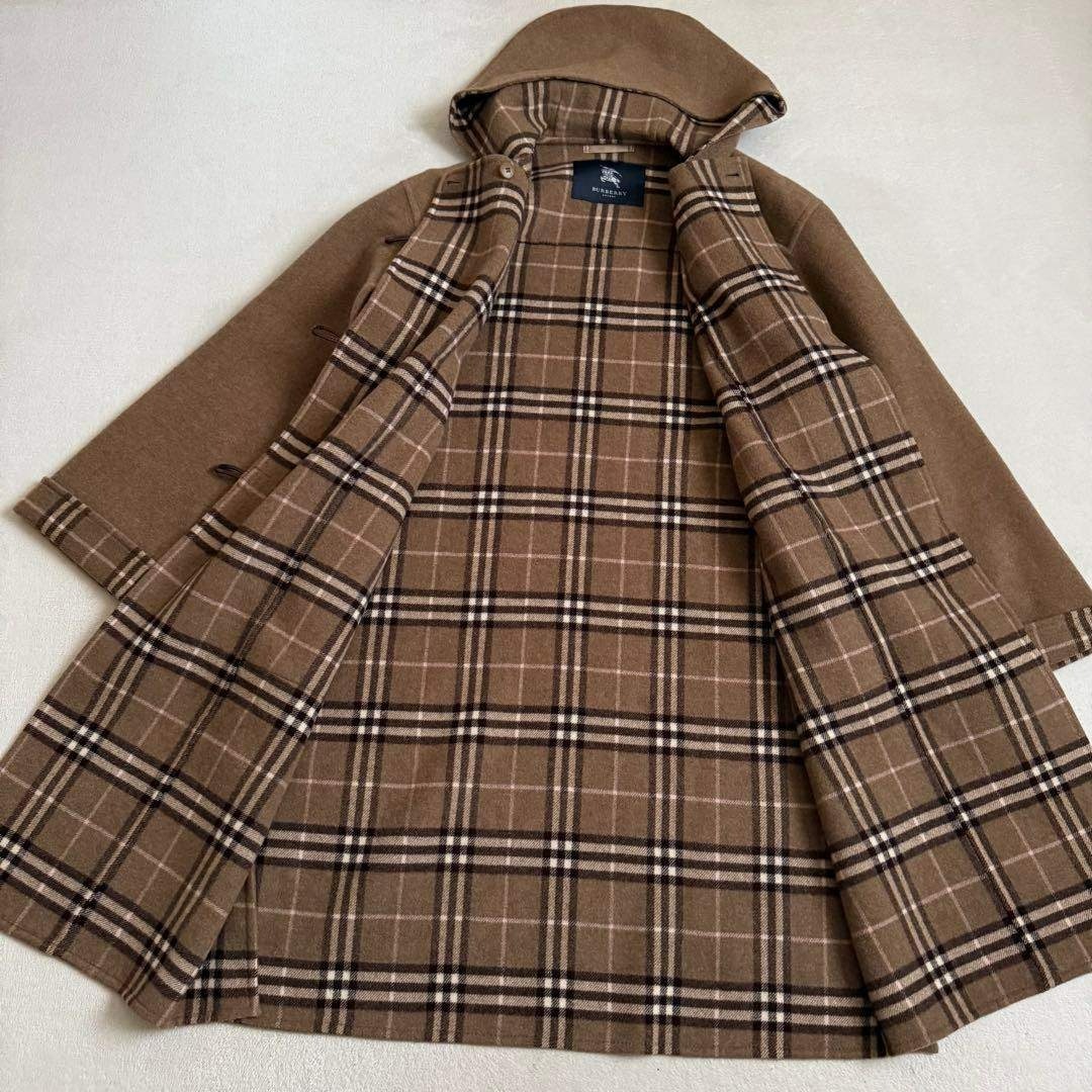 BURBERRY - 【極美品】バーバリーロンドン ピーコート カシミア混 モカ