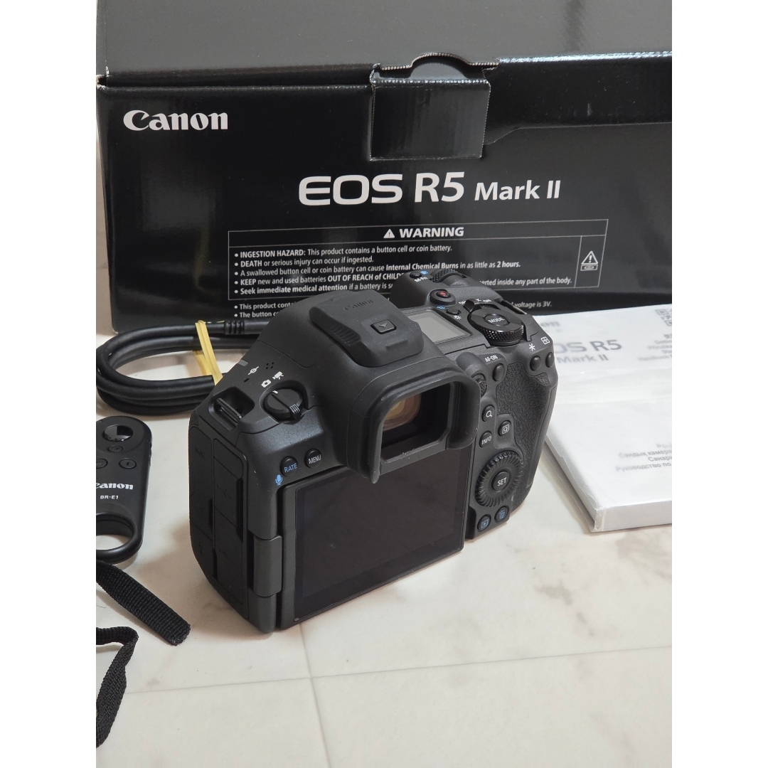 Canon - 【純正予備バッテリー付き】Canon EOS R5 Mark II 本体と付属
