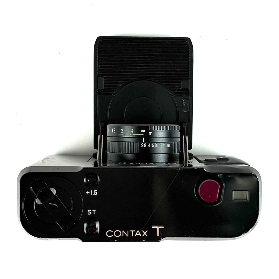 コンタックス T 初代 ブラック ストロボ付 ［ジャンク品］ 中古の通販