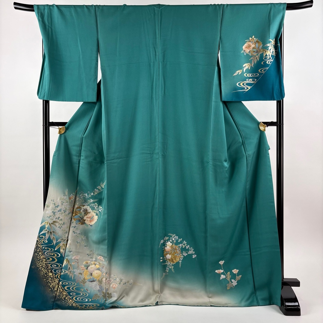 訪問着 身丈172.5cm 裄丈69cm 正絹 秀品 【中古】の通販 by バイセル