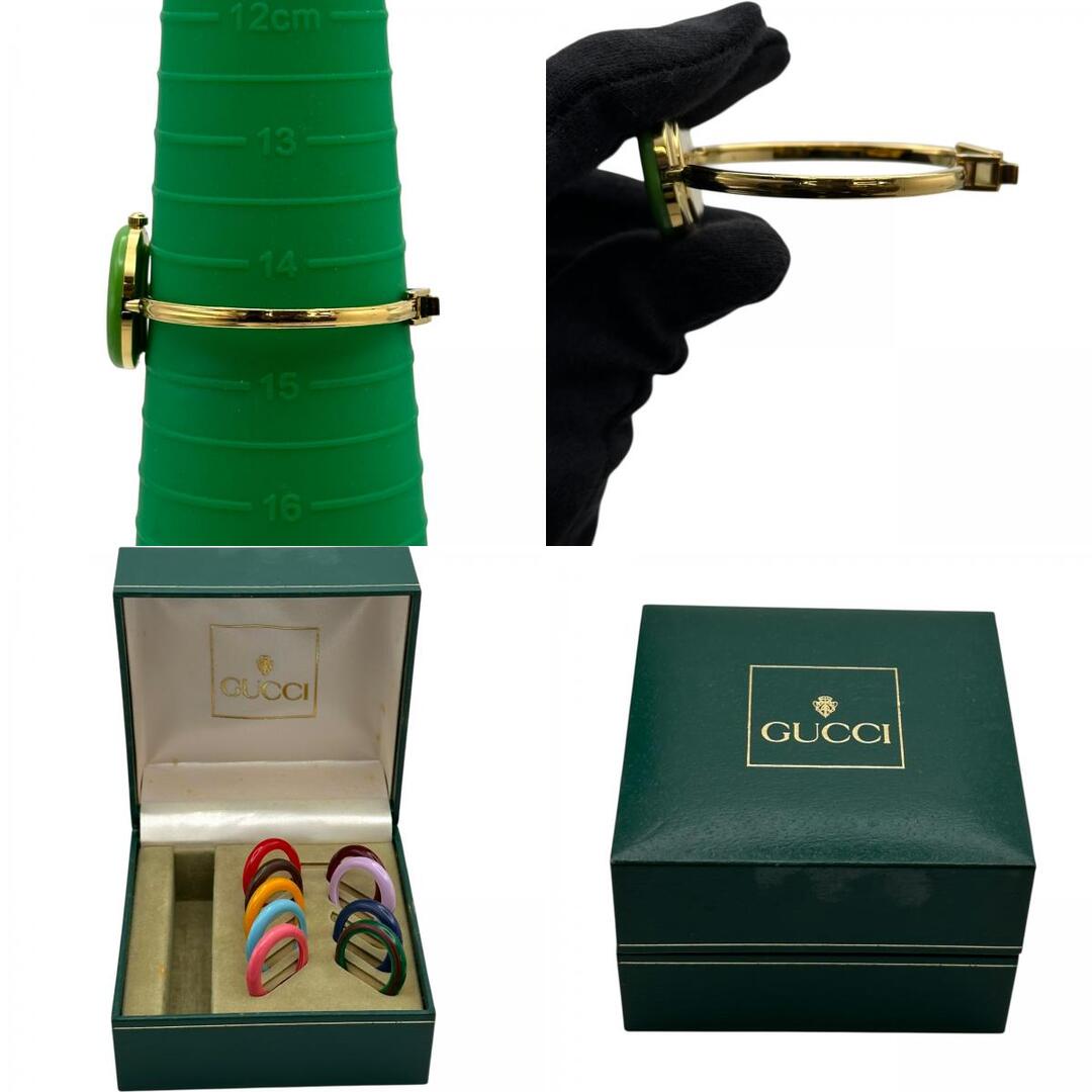 GUCCI - グッチ GUCCI チェンジベゼル 11/12.2 ホワイト ゴールド