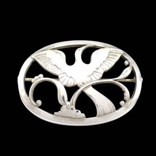 Tiffany & Co. - ティファニー ブローチ ツイスト リボン シルバー 925