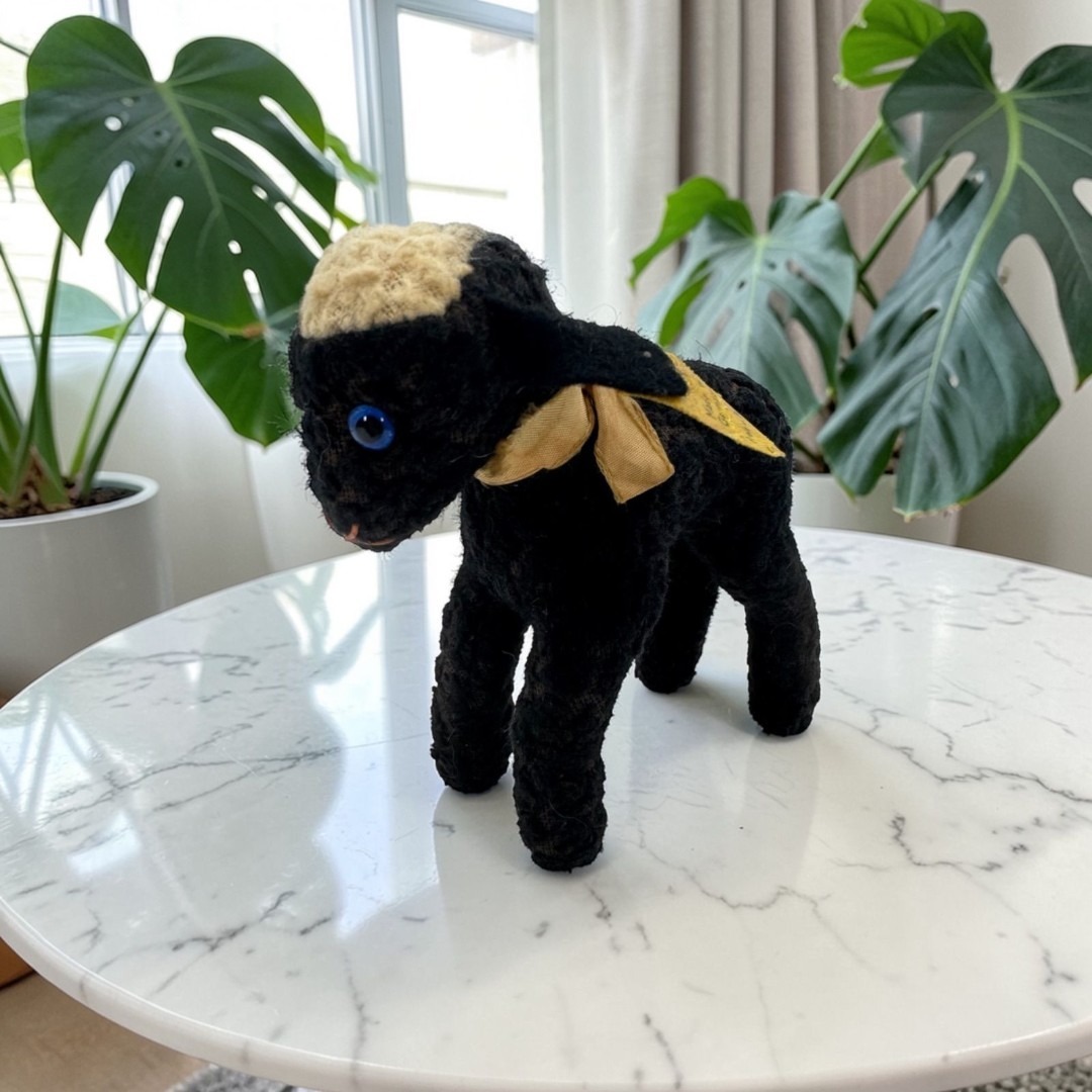 Steiff - シュタイフ☆Swapl Persian Lamb☆ペルシャラムのスワプル/黒