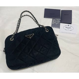 PRADA - PRADA(プラダ) ハンドバッグ - 1BG307 黒 キルティング レザー