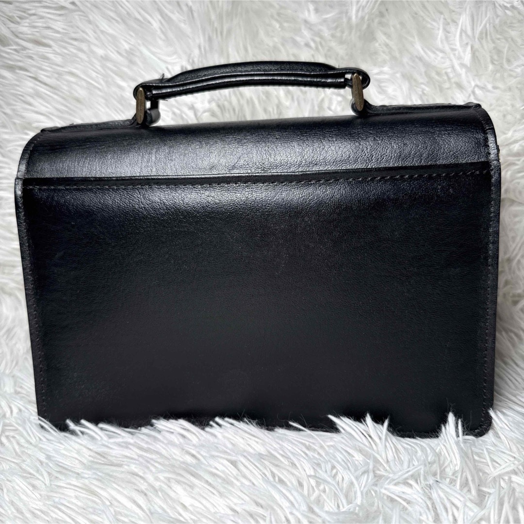 SOMES SADDLE 本革 セカンドバッグ エグゼクティブ ミニダレスバッグの