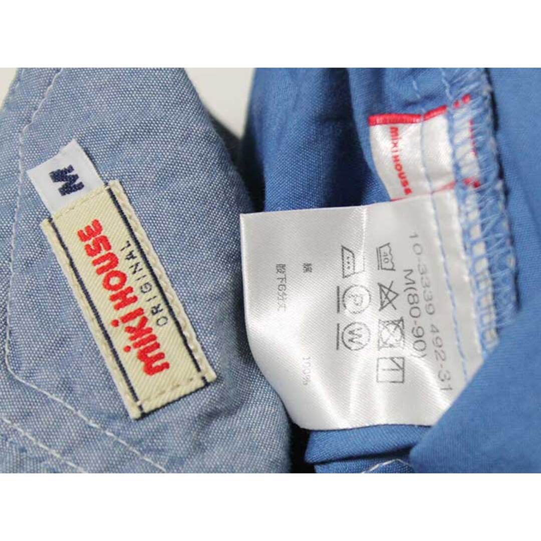 mikihouse - ミキハウス 六分丈オーバーオール 80cm-90cm キッズ 男児