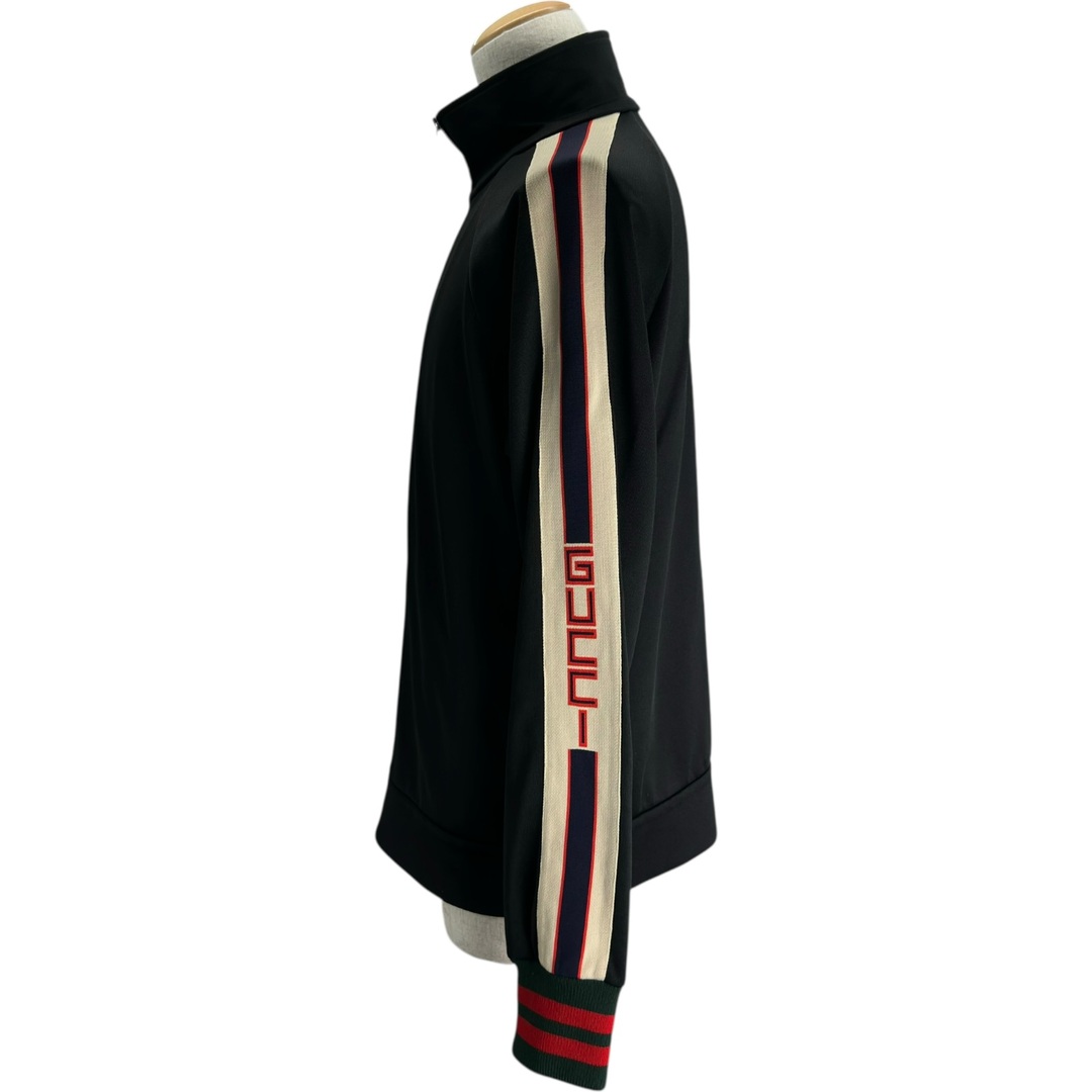 GUCCI - グッチ GUCCI ロゴライントラックジャケット 474634 ブラック