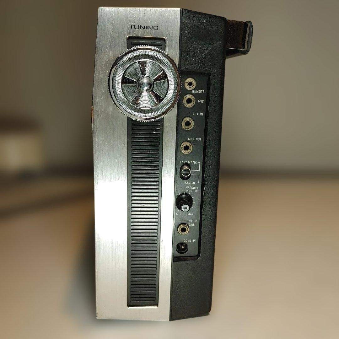 新品カセットテープ 電源コード付 NationalナショナルラジカセRQ-447の