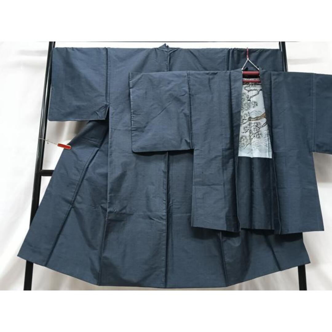 平和屋着物□男性 本場大島紬 アンサンブル 80亀甲 総詰め 正絹 逸品