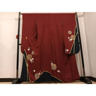 平和屋着物○豪華振袖 駒刺繍 桜毬文 金彩 正絹 逸品 AABG8528phの通販