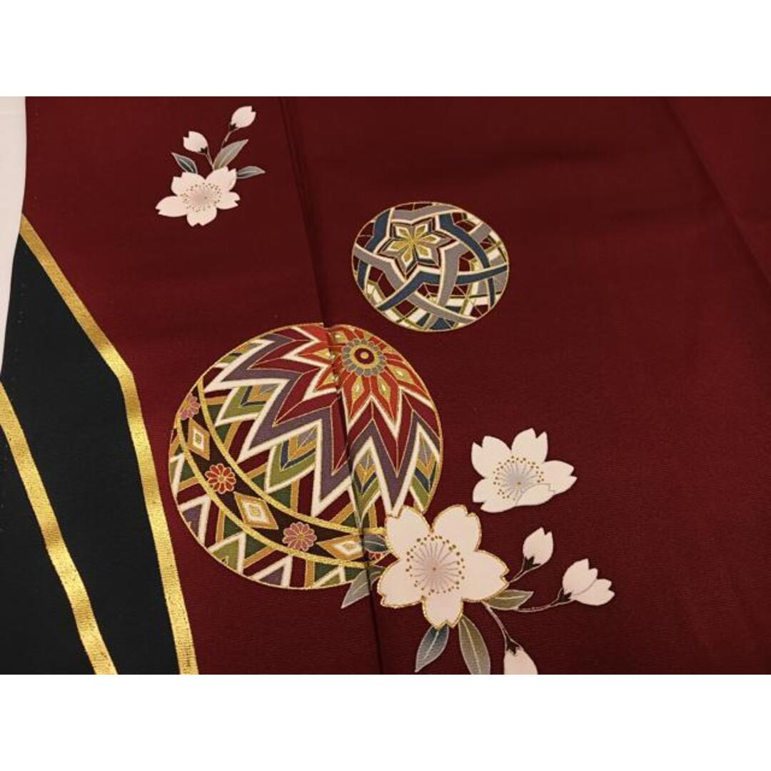平和屋着物○豪華振袖 駒刺繍 桜毬文 金彩 正絹 逸品 AABG8528phの通販