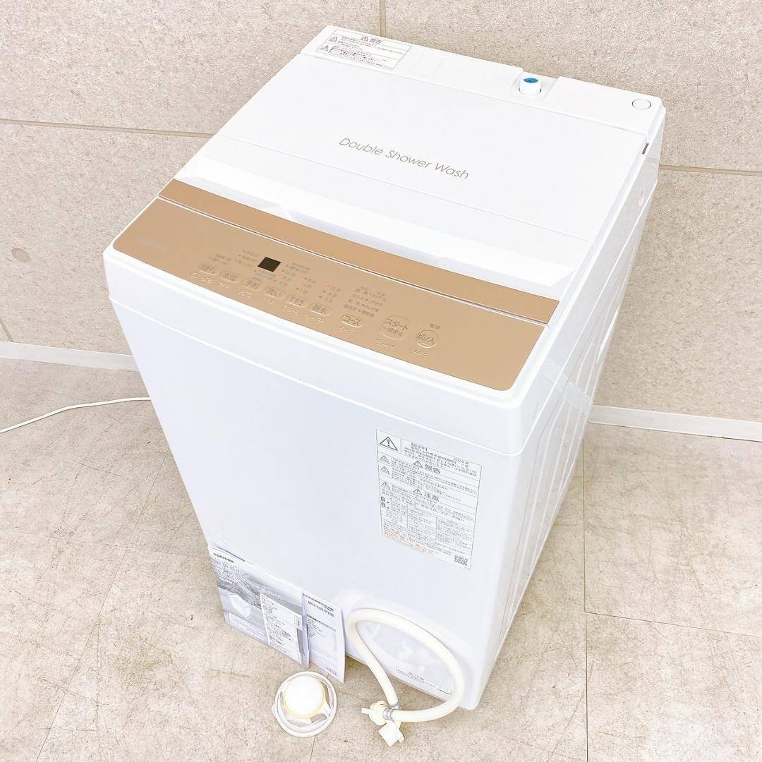 東芝 - 2024年製 TOSHIBA 全自動洗濯機 AW-5GA4 5.0kgの通販 by BY