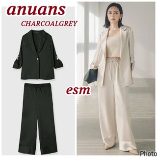 pium フリルリボン襟付きセットアップの通販 by 🍓🍓🍓｜ラクマ