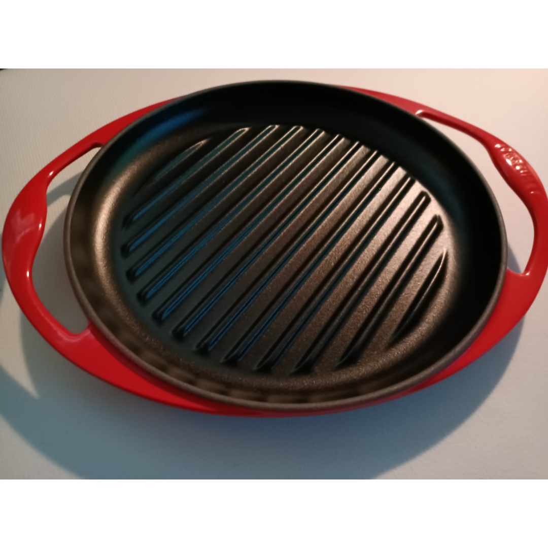 LE CREUSET - 【ル・クルーゼ】ラウンドグリル 26cm チェリーレッドの