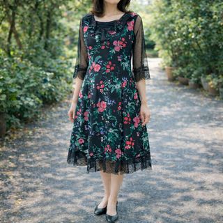 PUTUMAYO - ク6 PUTUMAYO 中二病でも恋がしたい コラボ ワンピース 赤