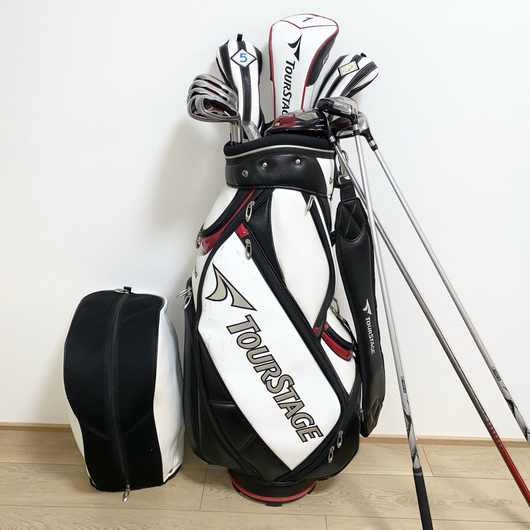 TOURSTAGE - お得TOURSTAGEゴルフクラブ フルセット☆初心者メンズ右利