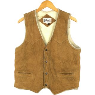 schott - 90s USA製 ショットSchott 243VW ライダース シングルベスト