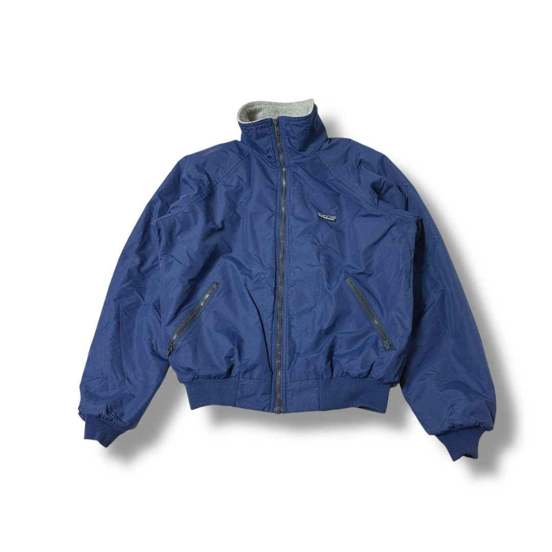 patagonia - 80s パタゴニア シェルドシンチラジャケット ネイビー usa