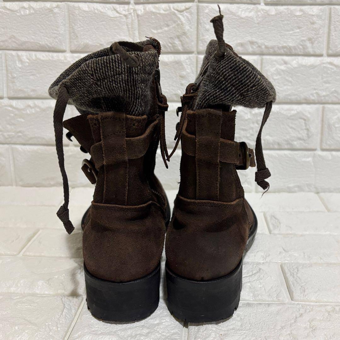 アルフレッドバニスター レースレイヤードワークブーツ 40 y2k