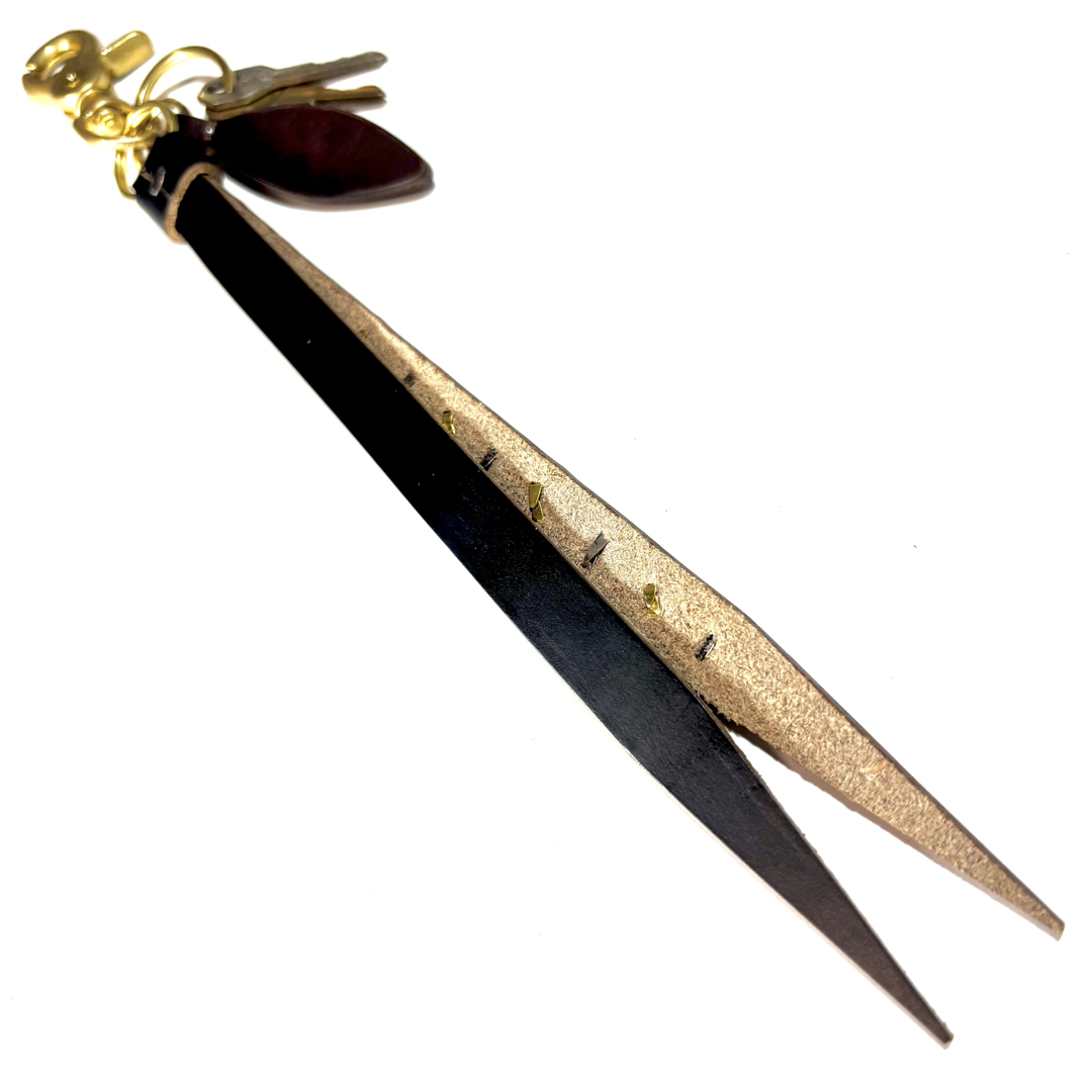 CALEE - スタッズキーホルダー［sh250-1700］高級レザーCALEEキャリー