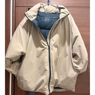 MUJI (無印良品) - muji labo 撥水ダウンジャケット ダスティブラウン