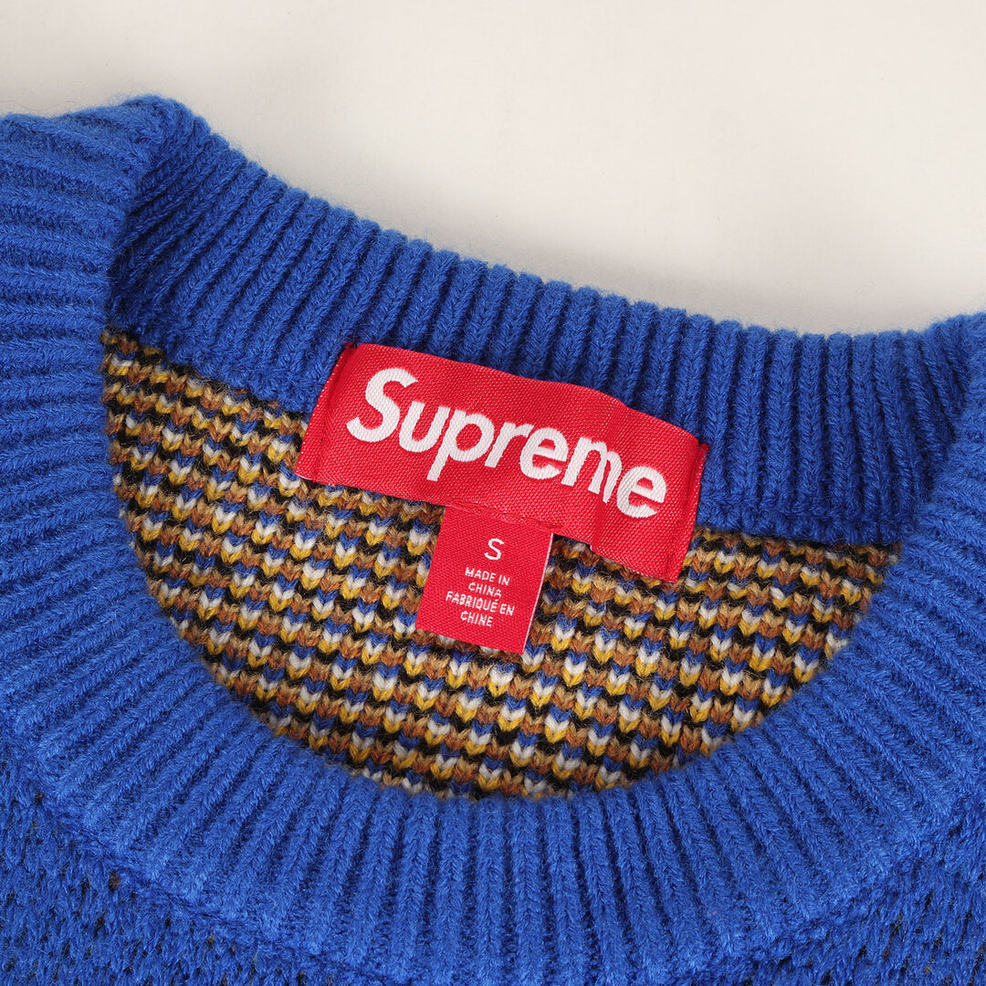 Supreme - 【新品】Supreme シュプリーム ニット ブルー サイズ:S