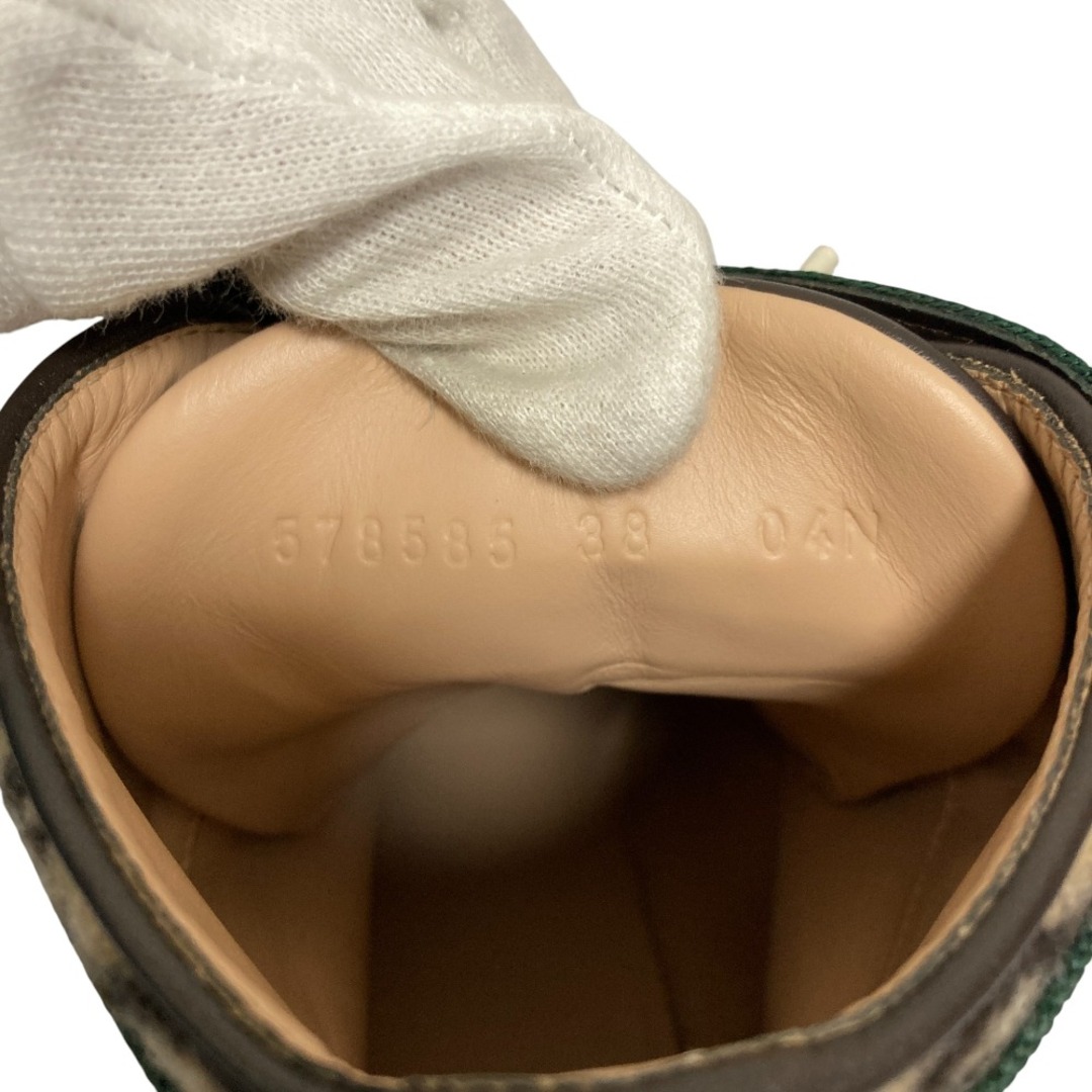 GUCCI グッチ スエード エンジニアブーツ GGロゴ ベージュ 35 楽天市場