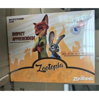 Disney - ミニハウス ズートピア 木製DIY手作り 立体ブックエンド模型