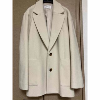 FRAY I.D - 新品タグ付 バルマカンハーフコート 白 FRAY I.Dの通販 by