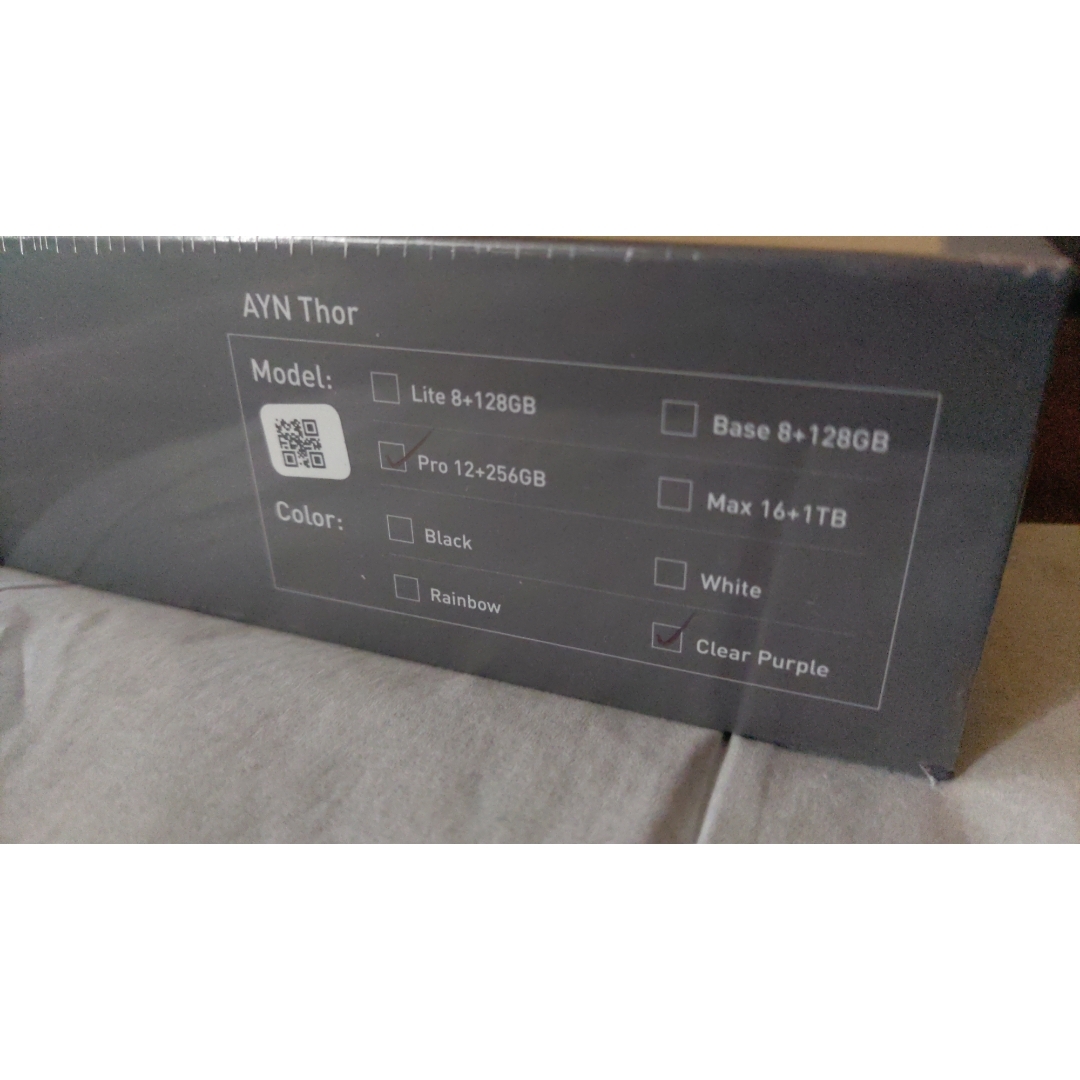 AYN Thor Pro 12 + 256GB Clear Purple の通販 by ごりら's shop｜ラクマ