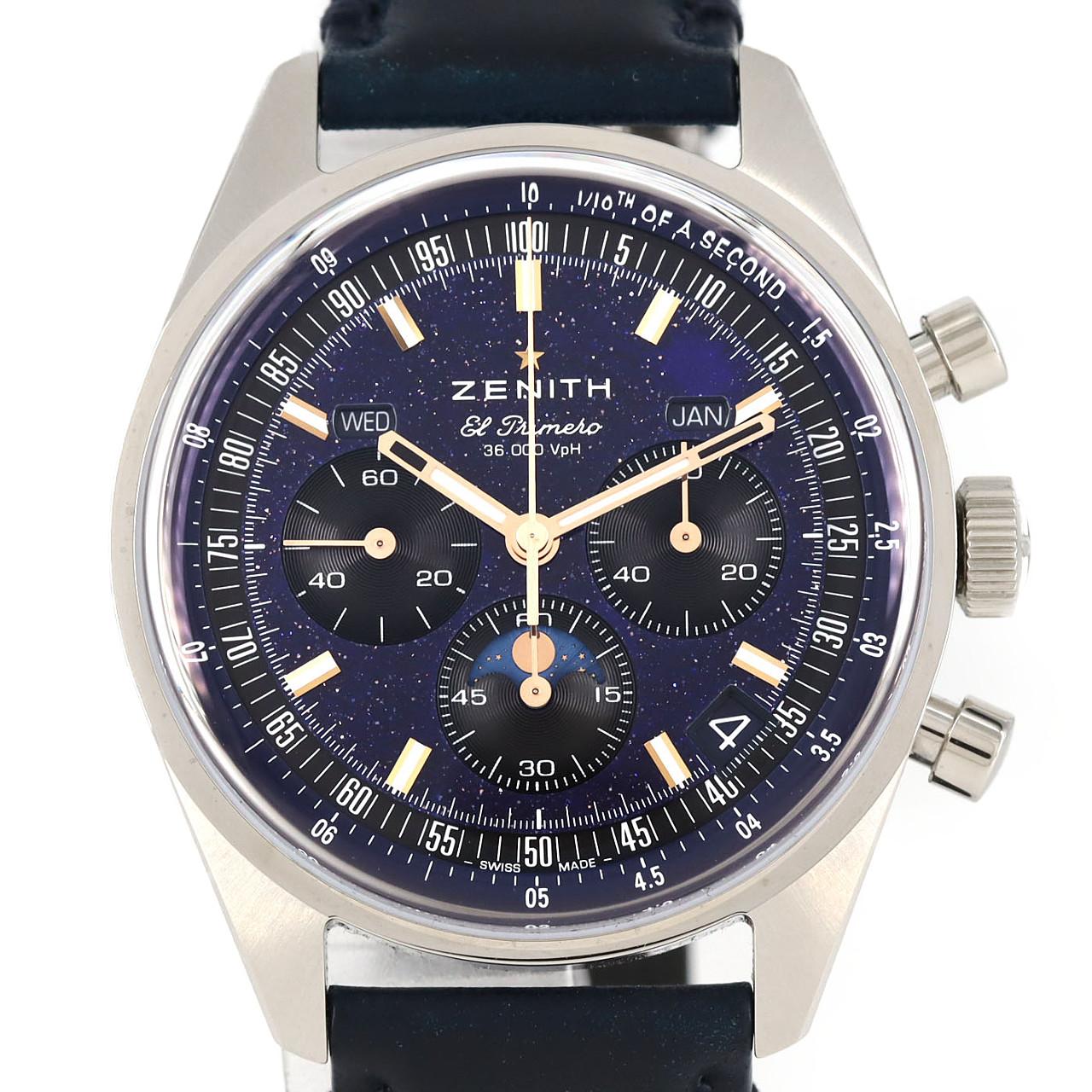 コメ兵｜ゼニス クロノマスターオリジナルトリプルカレンダー