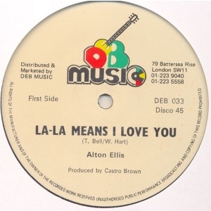 La La Means I Love You : Alton Ellis | HMV&BOOKS online - DEB033