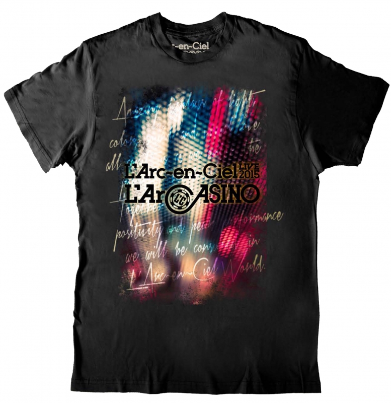 LIVE TシャツB（LED/サイズM）【L'Arc～en～Ciel LIVE 2015「L