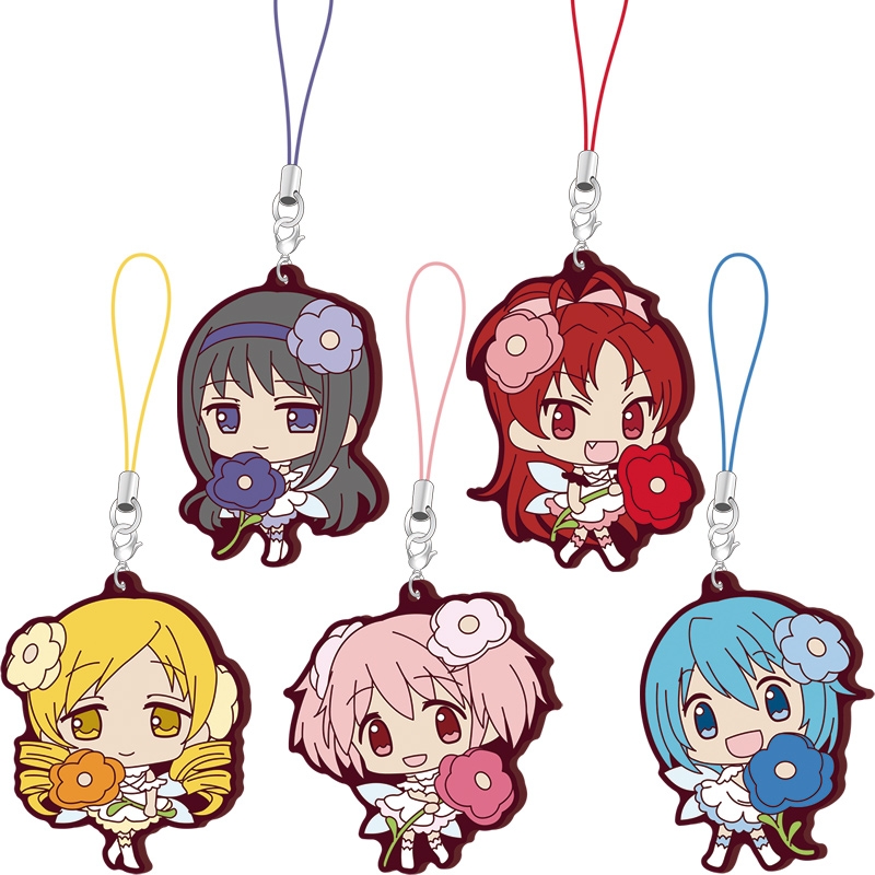 花の妖精ラバーストラップ（全5種）BOXセット／魔法少女まどか☆マギカ