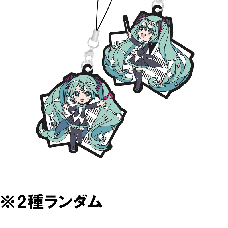 ラバーストラップ(illustration:iXima)※2種ランダム/ 初音ミク