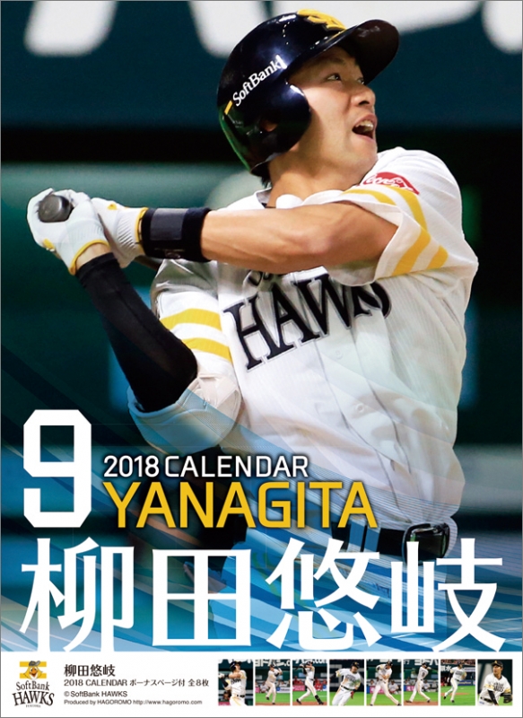 柳田悠岐(福岡ソフトバンクホークス)/ 2018年カレンダー : 柳田悠岐