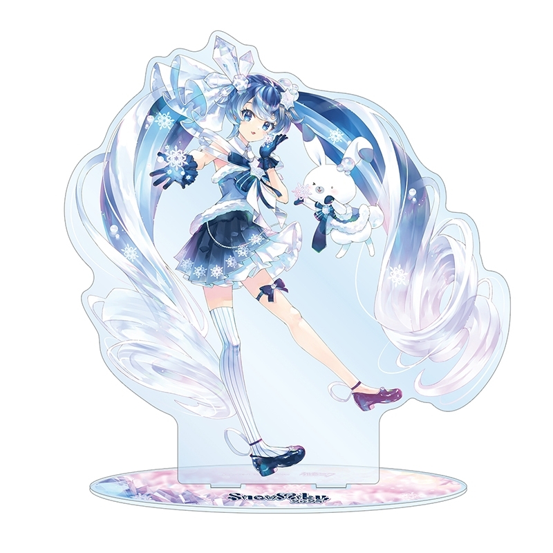 SNOW MIKU 2025 特大アクリルスタンド 雪ミク Art by KEI : 初音ミク