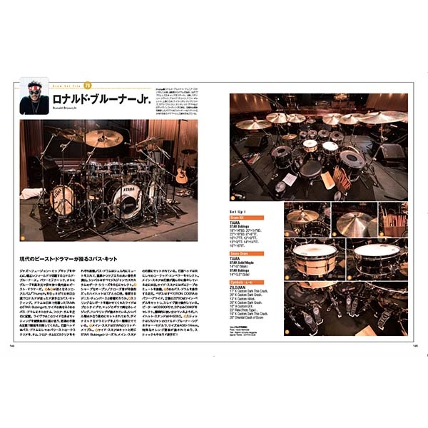 ドラム・セット・ファイル Vol.02 リズム & ドラム・マガジン リットー