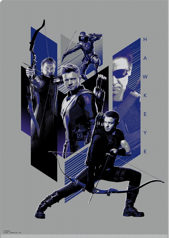 クリアファイル＆ステッカーセット（ホークアイ） / アベンジャーズ4