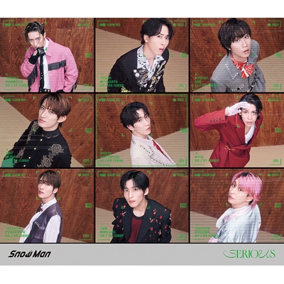 3形態同時購入セット》SERIOUS(初回盤A＋初回盤B＋通常盤) : Snow Man