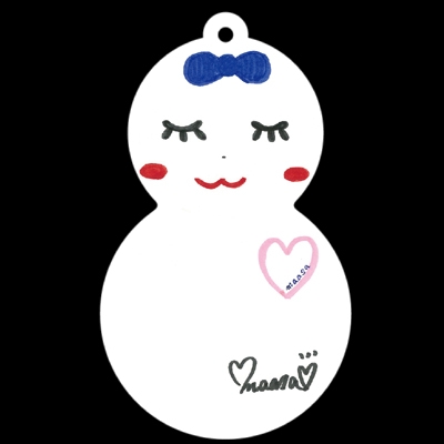須藤茉麻『ゆきだるまキーホルダー+L判生写真』/Berryz工房 : Berryz