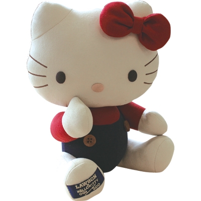 キティ40周年 木箱入りクラシックぬいぐるみ【Loppi・HMV限定