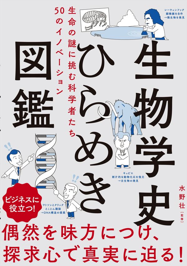 生物学史ひらめき図鑑 生命の謎に挑む科学者たち 50のイノベーション