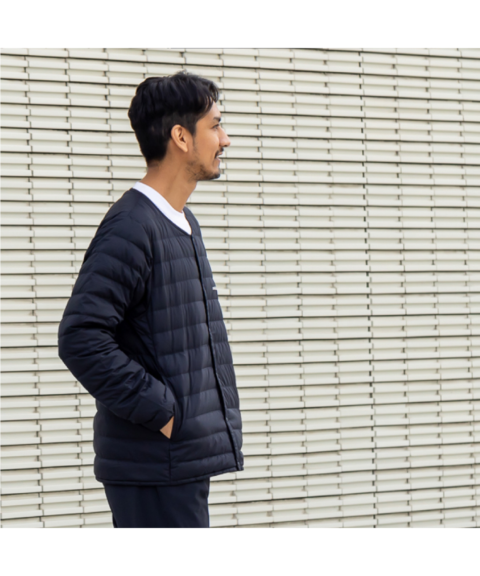 ダウンジャケット スペリオダウン ラウンドネックジャケット 1101666