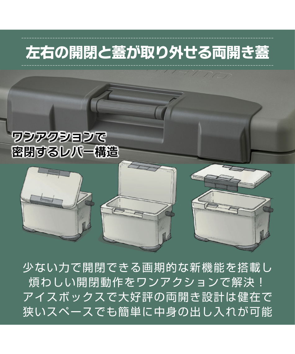 クーラーボックスヴァシランド ST VACILAND ST 32L カーキNX-332W