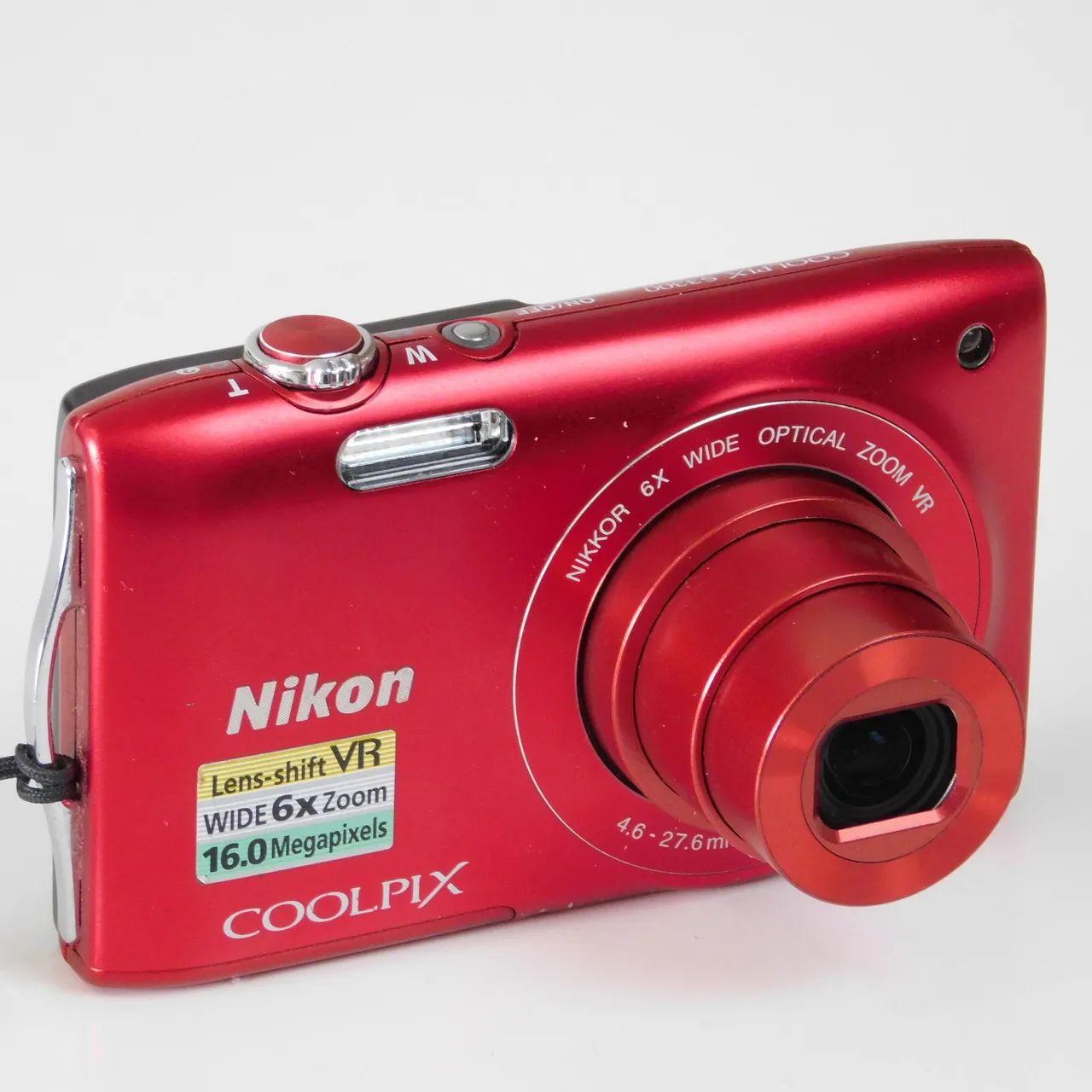 Câmera nikon Coolpix 16 megapixels S3300 vermelha - Câmeras e