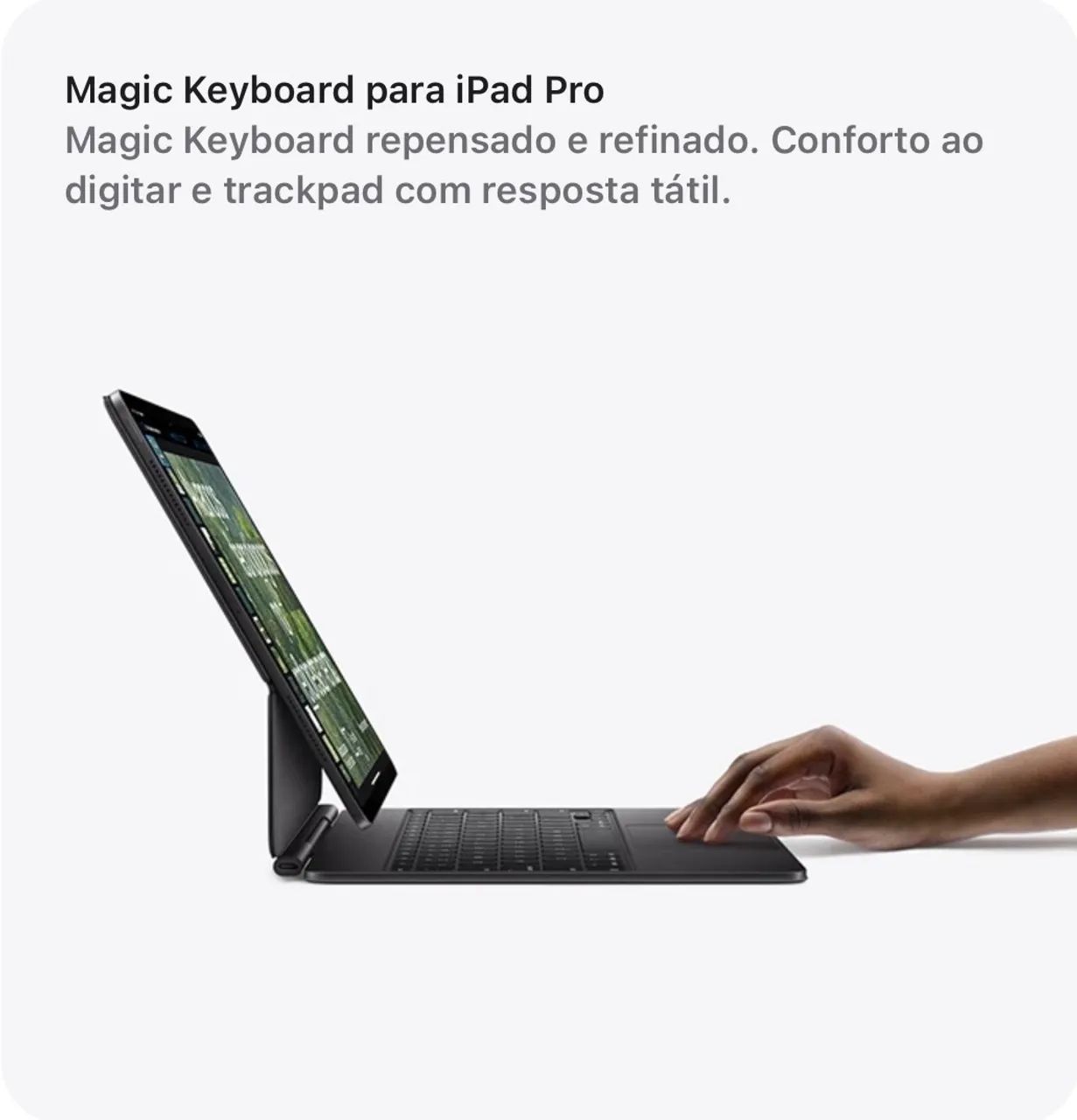 Ipad Pro M4 13 polegadas 256gb + Teclado Original Apple + Apple